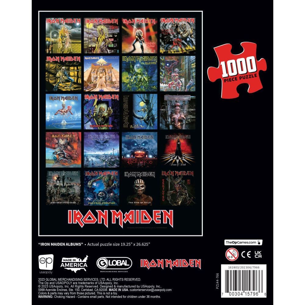 Iron Maiden Albums 1000 Piece Exclusive First Alternate Image width=&quot;1000&quot; height=&quot;1000&quot;