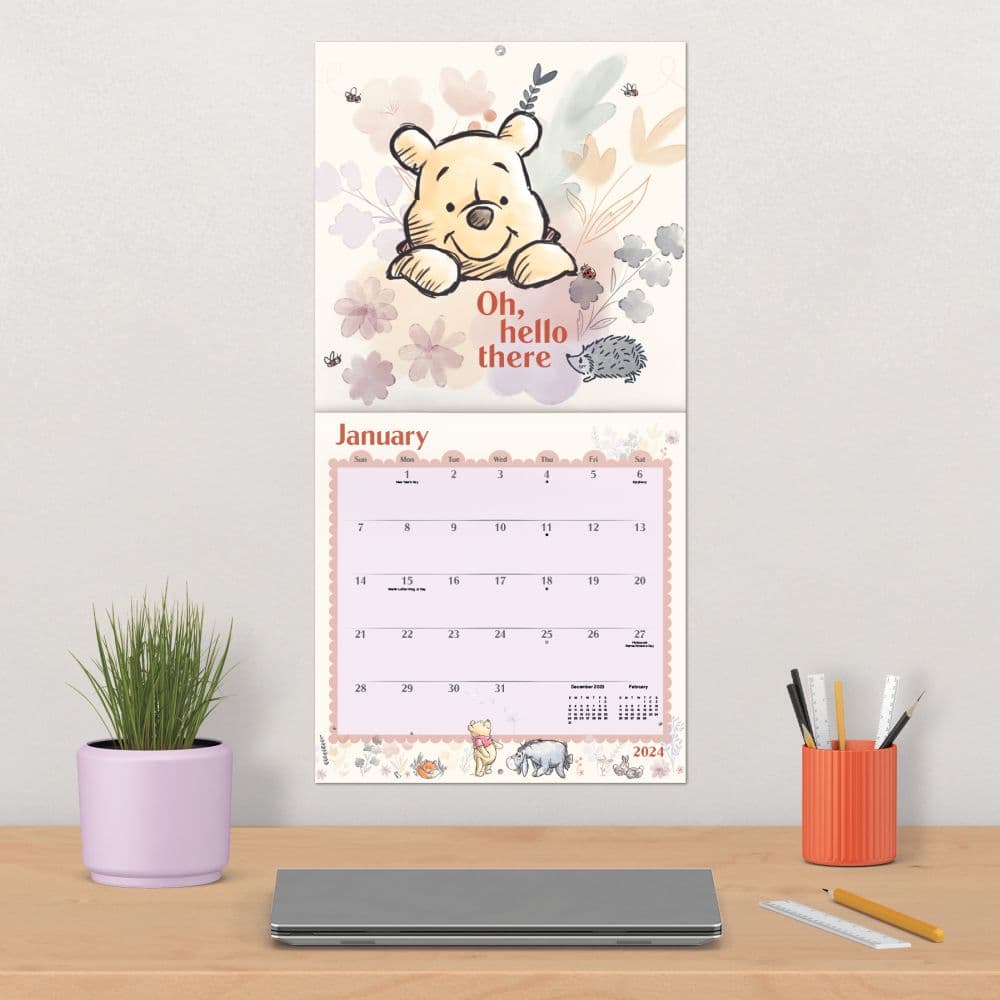 Winnie The Pooh 2024 Wall Calendar