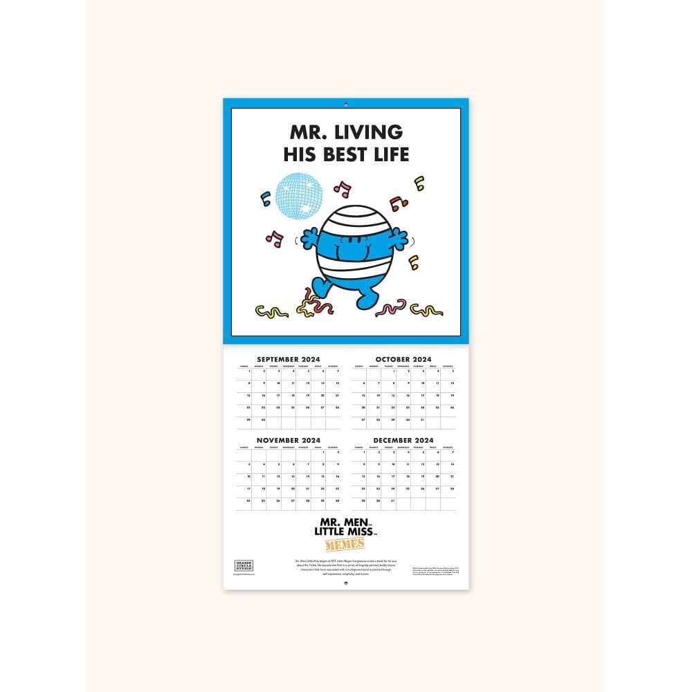 Mr Men Little Miss 2025 Wall Calendar Second Alternate Image width=&quot;1000&quot; height=&quot;1000&quot;