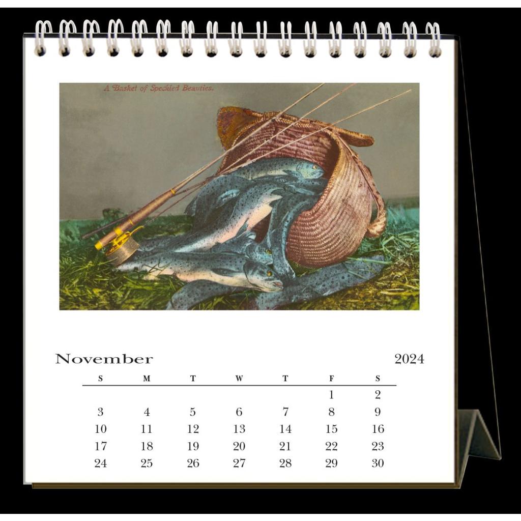Fishing 2024 Easel Desk Calendar Second Alternate Image width=&quot;1000&quot; height=&quot;1000&quot;