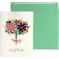 image Origami Bouquet Thank You Card Main Product Image