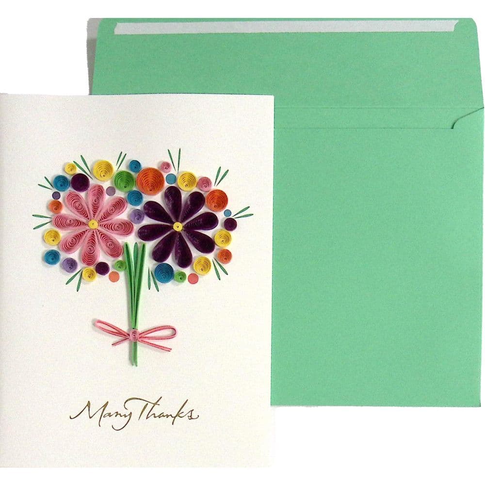 Origami Bouquet Thank You Card Main Product Image