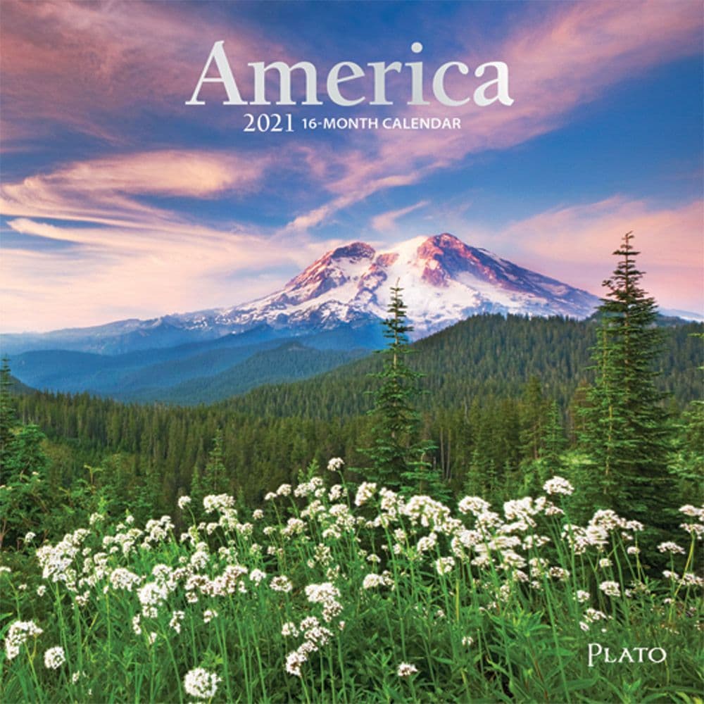 America Mini Wall Calendar