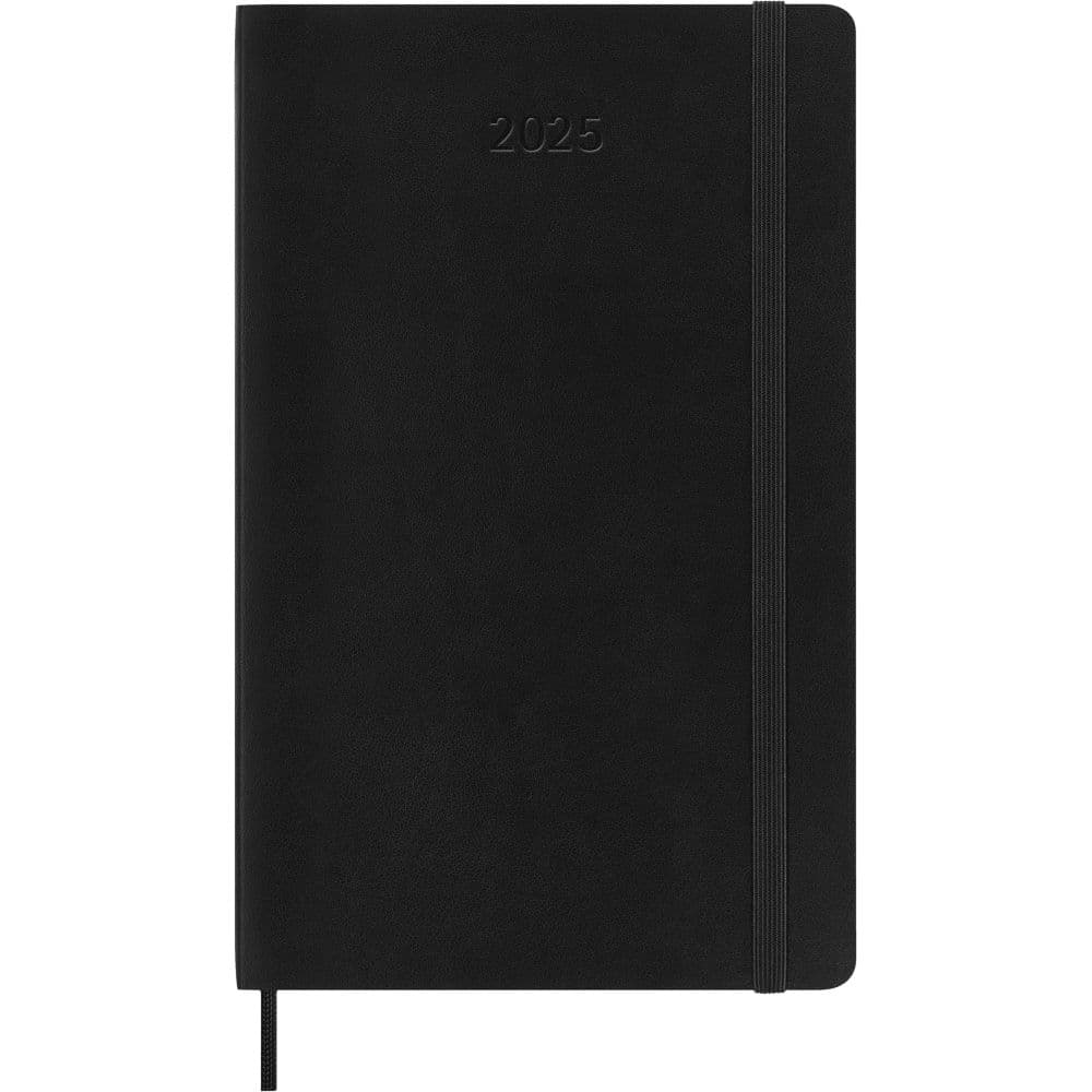 Moleskine Large Horizontal Black Soft Cover 2025 Planner - Calendars.com