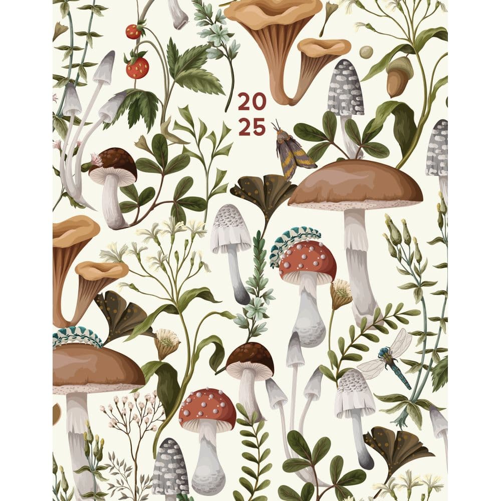 image Magic Mushroom Booklet 2025 Monthly Planner Main Image