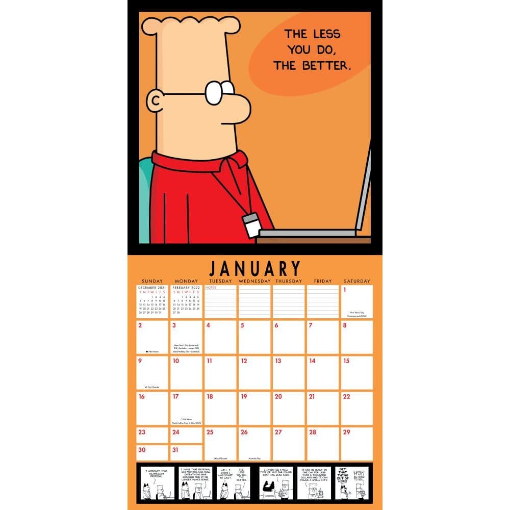 Dilbert Calendar 2022 Dilbert 2022 Mini Wall Calendar - Calendars.com