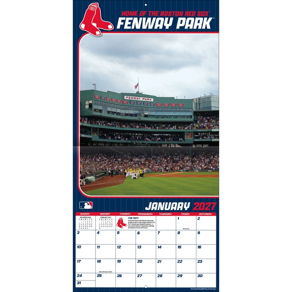 MLB Iconic Ballparks 2027 Wall Calendar Third Alternate Image