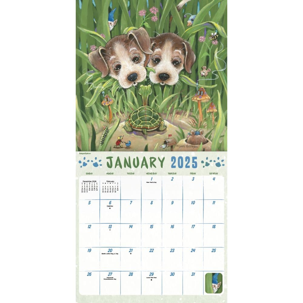 Gary Patterson Dogs 2025 Wall Calendar - Calendars.com