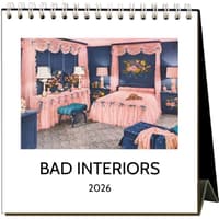 image Bad Interiors 2026 Easel Desk Calendar Main Product Image