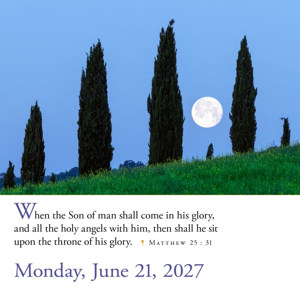 365 Bible Verses-A-Year 2027 Page-A-Day Desk Calendar Third Alternate Image