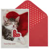 image Photo Kitten And Heart Pillows Valentine&#39;s Day Card Main Product Image width=&quot;1000&quot; height=&quot;1000&quot;