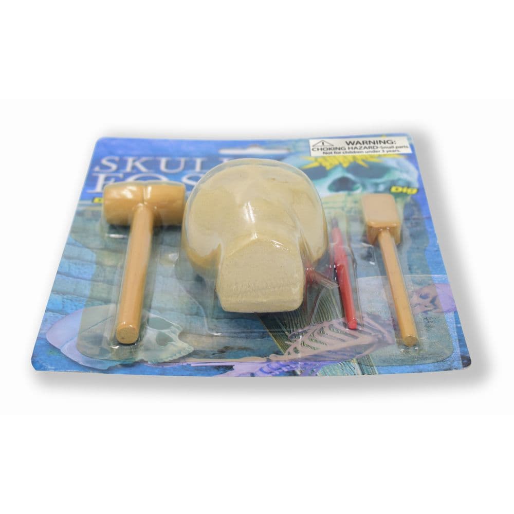 Skull Fossil Dig Kit Excavation Toy Second Alternate Image