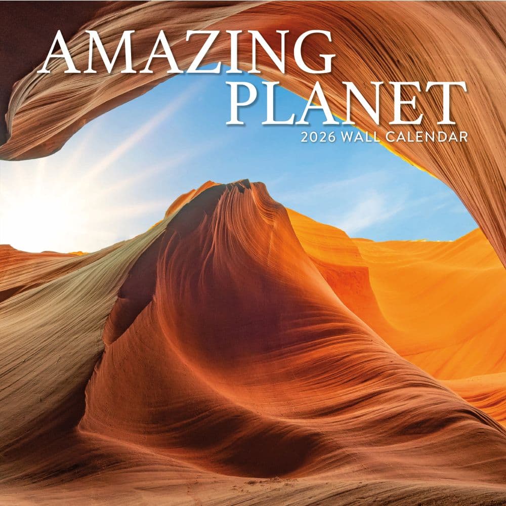 Amazing Planet 2026 Wall Calendar_Main Image