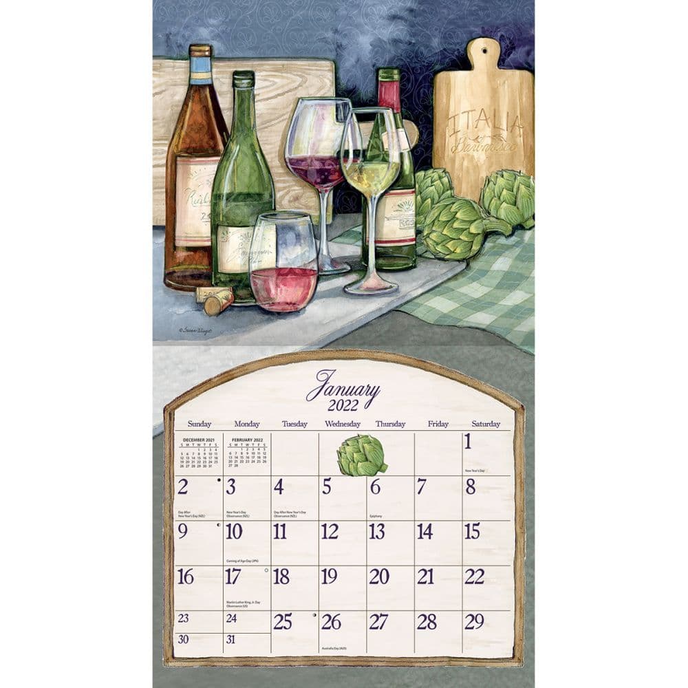 Wine Country 2022 Wall Calendar - Calendars.com