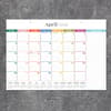 image Colors of the Rainbow 2026 Desk Pad Third Alternate Image