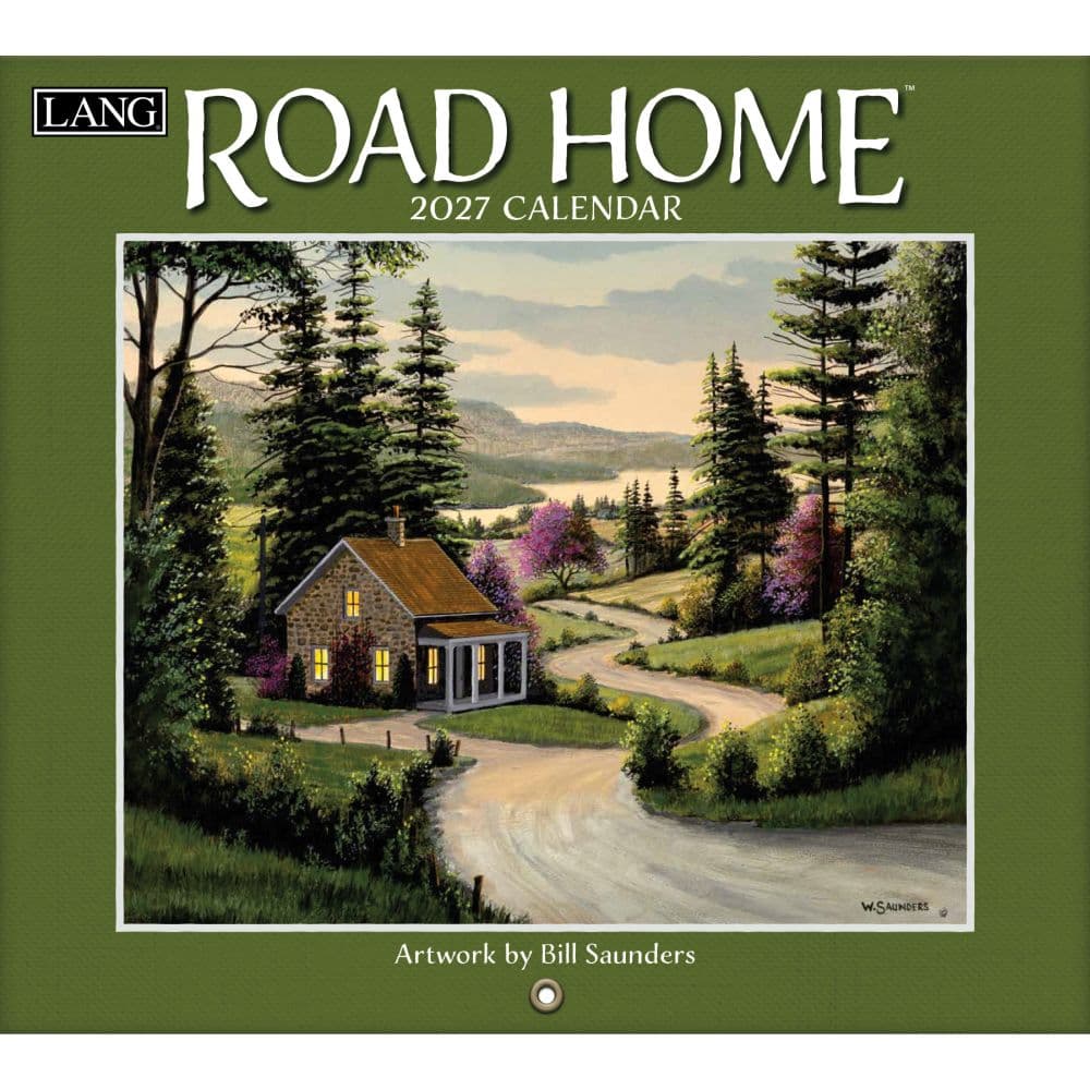 image Road Home 2027 Wall Calendar by Bill Saunders Main Product Image