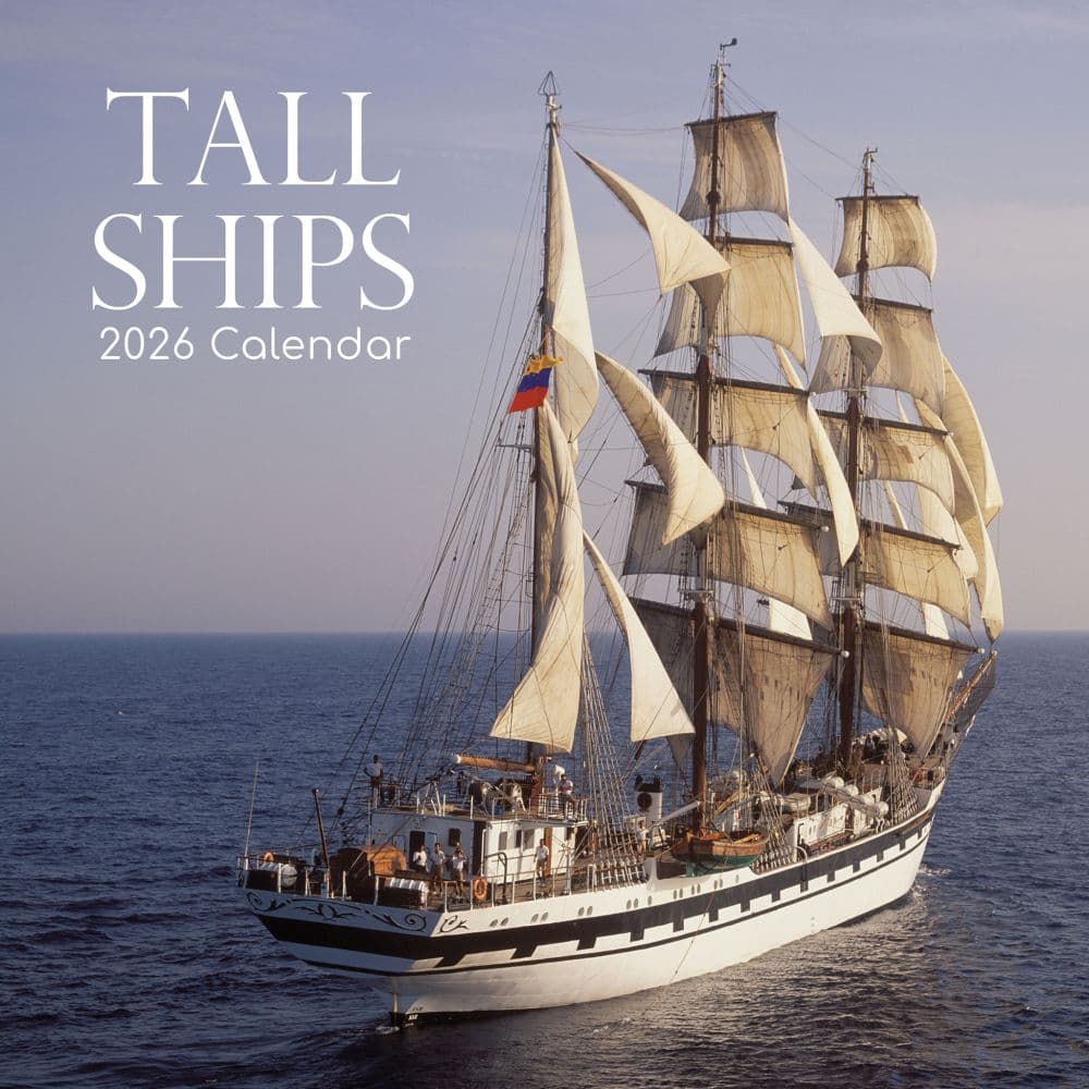 Tall Ships 2026 Wall Calendar Main Image