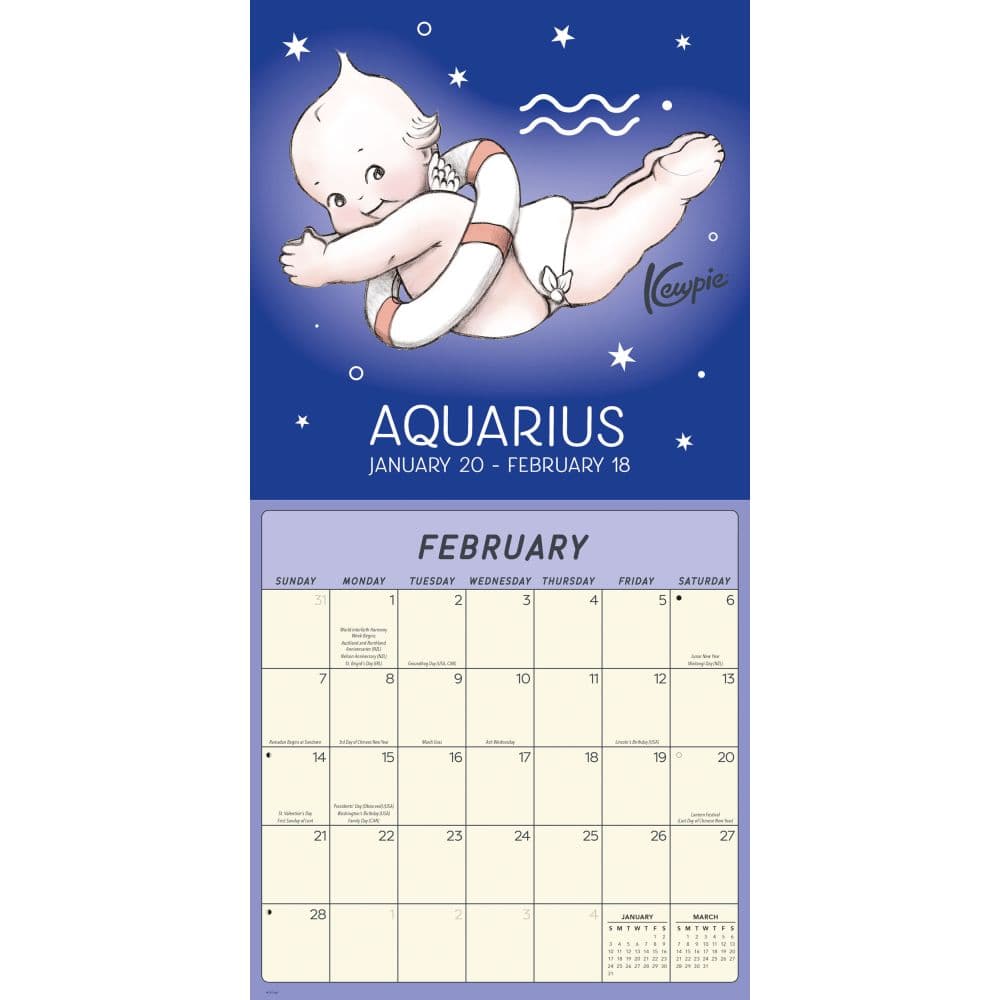 Kewpie 2027 Wall Calendar Second Alternate Image