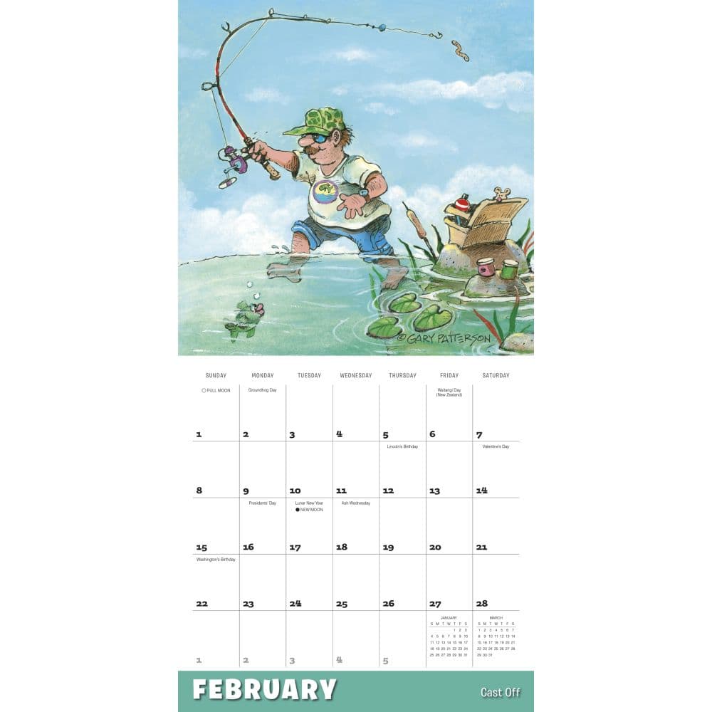 Gone Fishing 2026 Wall Calendar Second Alternate Image