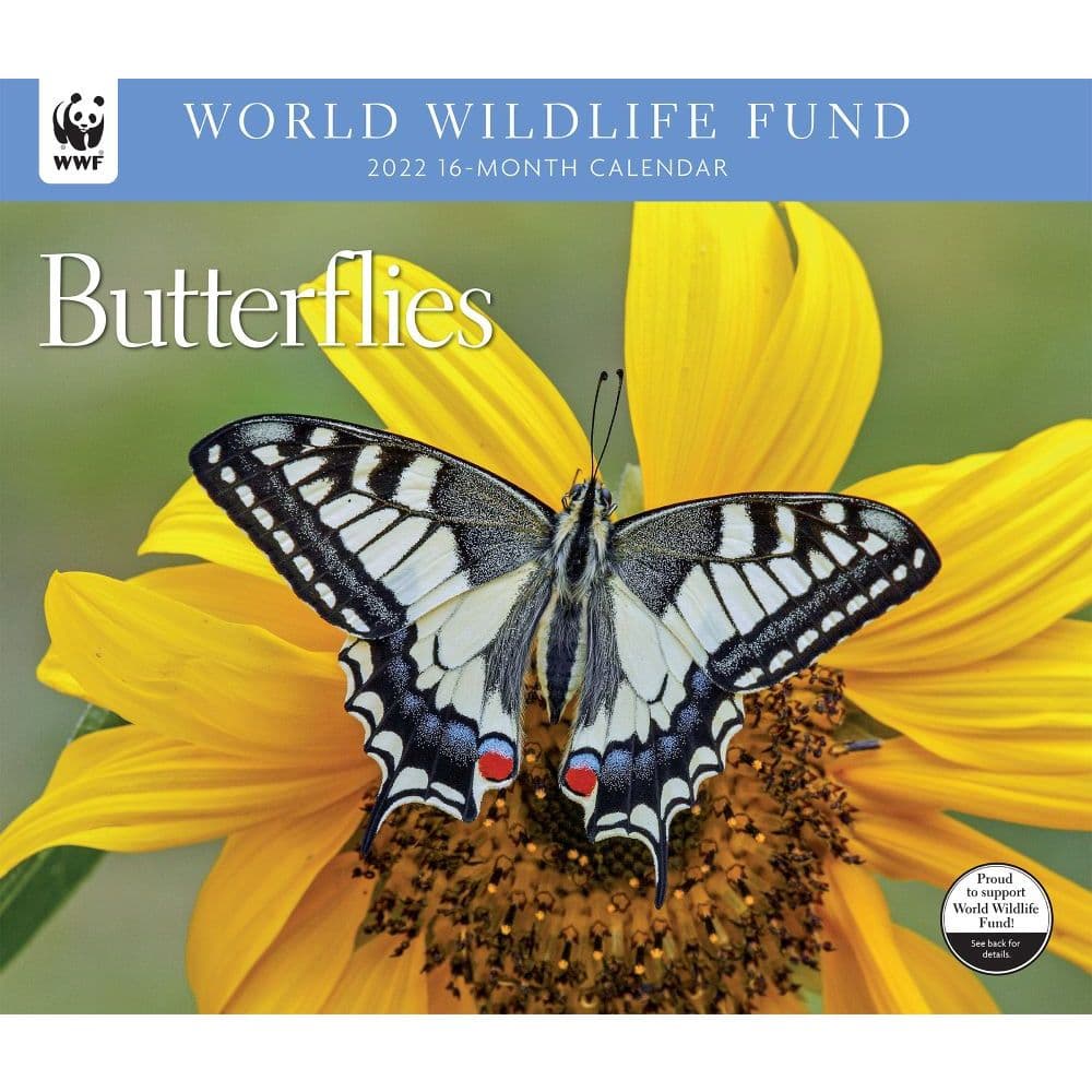 Butterflies WWF 2022 Wall Calendar