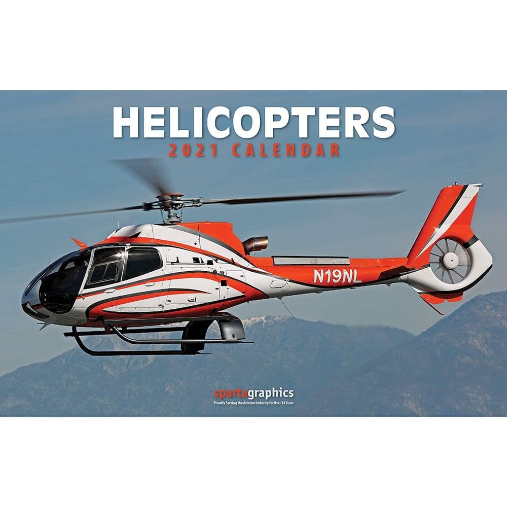Helicopters Deluxe Wall Calendar