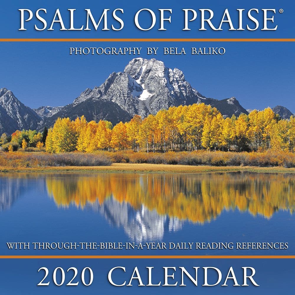 Psalms Of Praise Wall Calendar