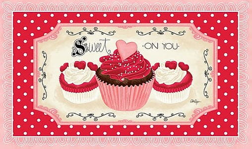 Sweet On You Doormat by LoriLynn Simms