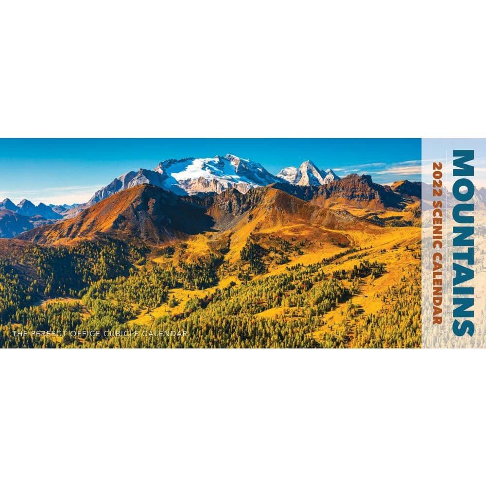 Mountains 2022 Panoramic Wall Calendar