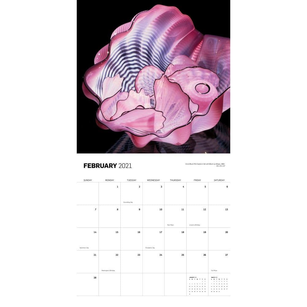 Chihuly Wall Calendar Calendars Com