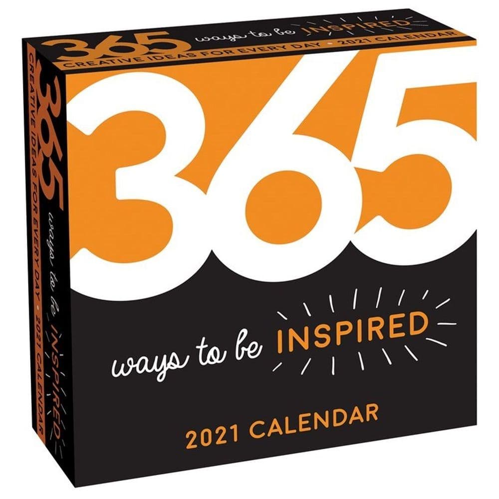 ISBN 9781524858902 365 Ways to Be Inspired 2021 DaytoDay Calendar