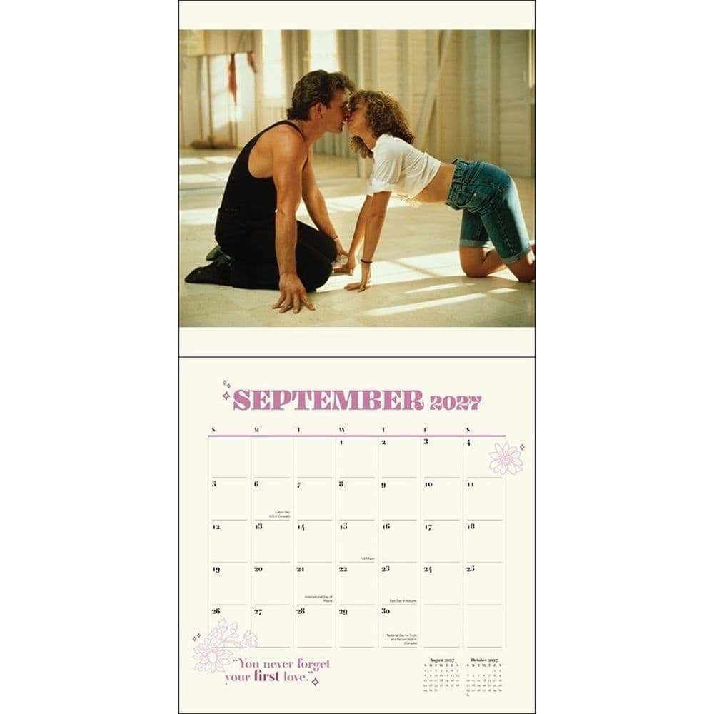 Dirty Dancing 2027 Wall Calendar Fourth Alternate Image