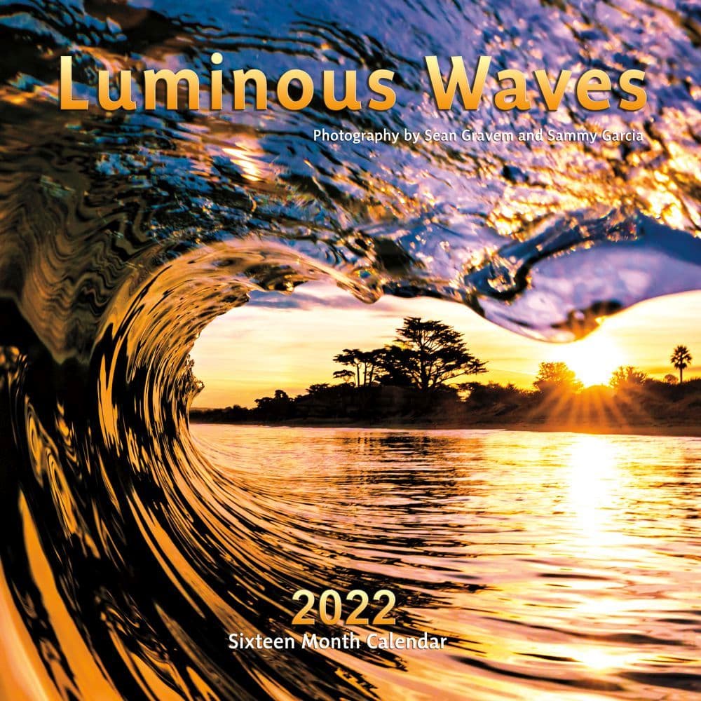 Luminous Waves 2022 Wall Calendar