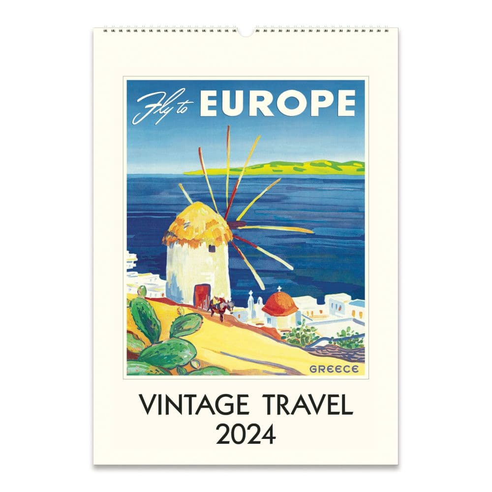 Acheter Vintage Travel Posters Calendar 2024 ? Commandez simplement en ligne