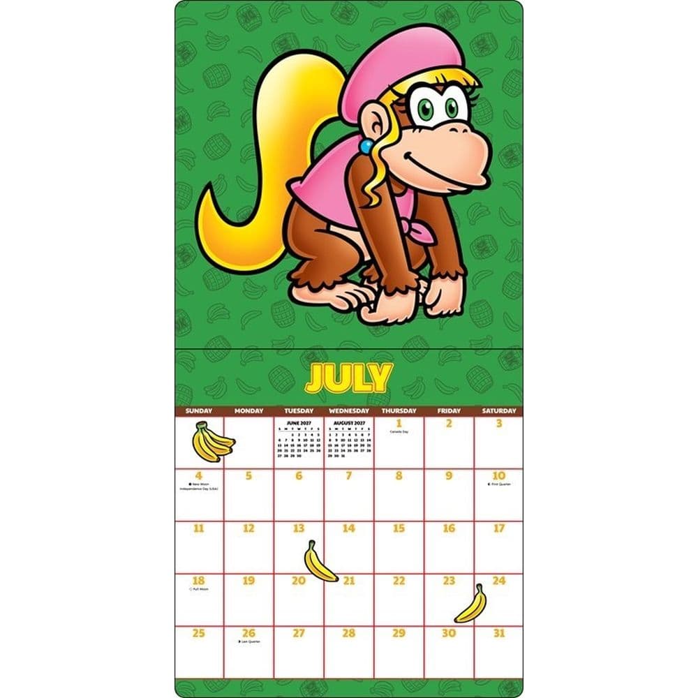 Donkey Kong 2027 Wall Calendar Fourth Alternate Image