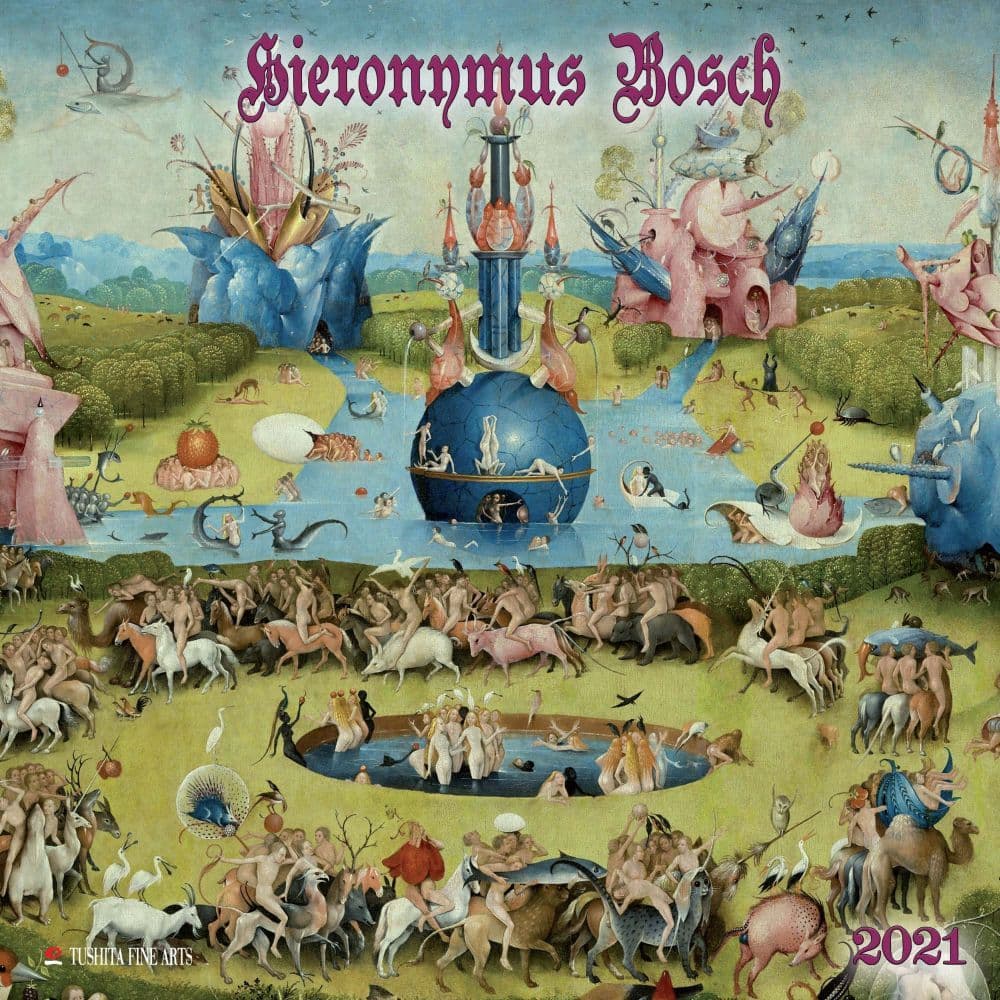 2021 Hieronymus Bosch Wall Calendar
