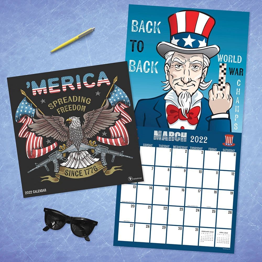 Merica 2022 Wall Calendar - Calendars.com