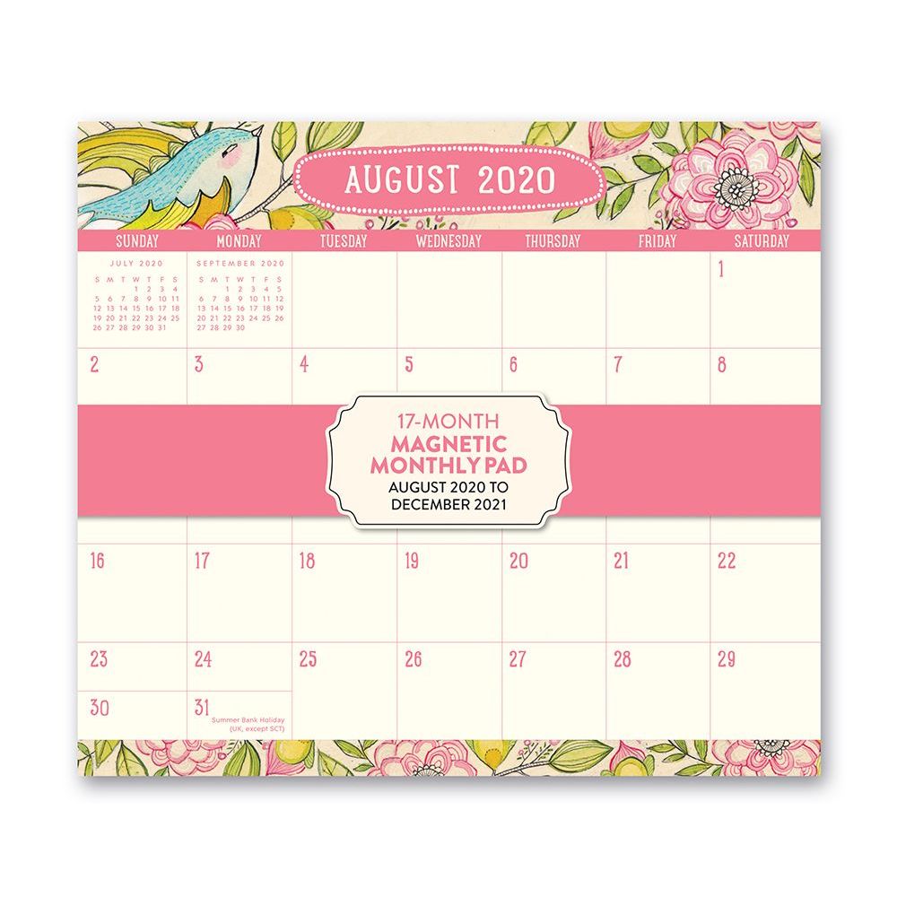 2021 Where Love Grows Monthly Magnetic Wall Calendar