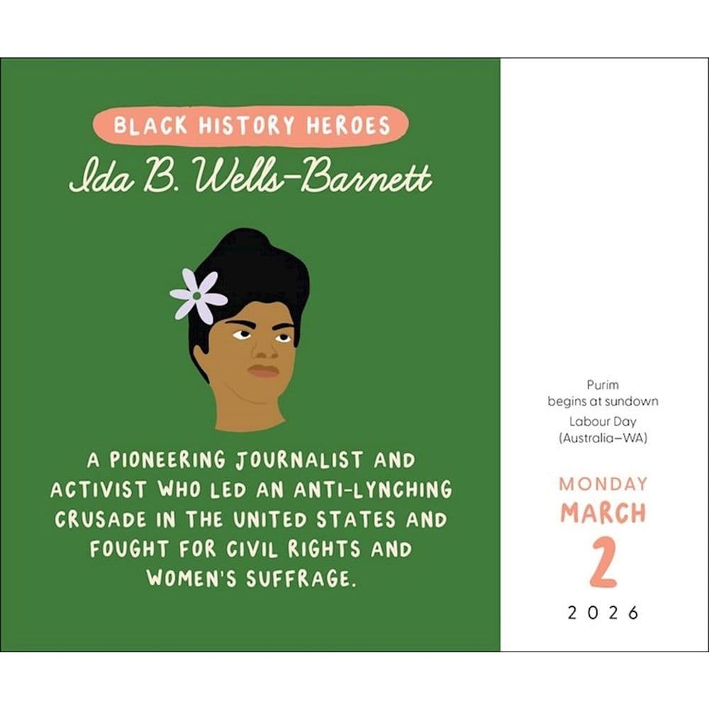 Hope Through Black History 2026 Desk Calendar Third Alternate Image