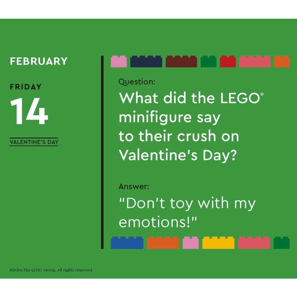 Lego February 2025 Calendar Eliza Hermina