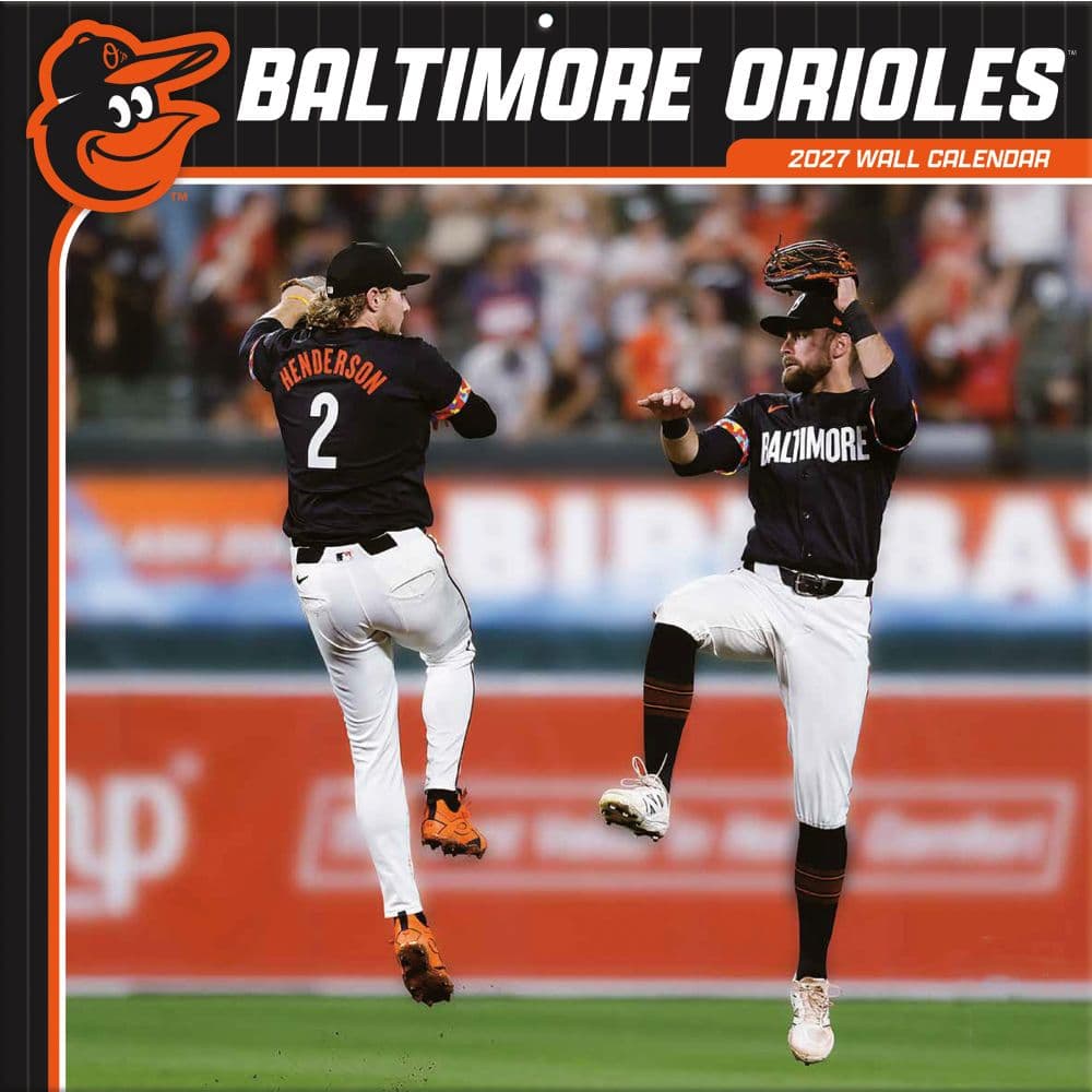 MLB Baltimore Orioles 2027 Wall Calendar
