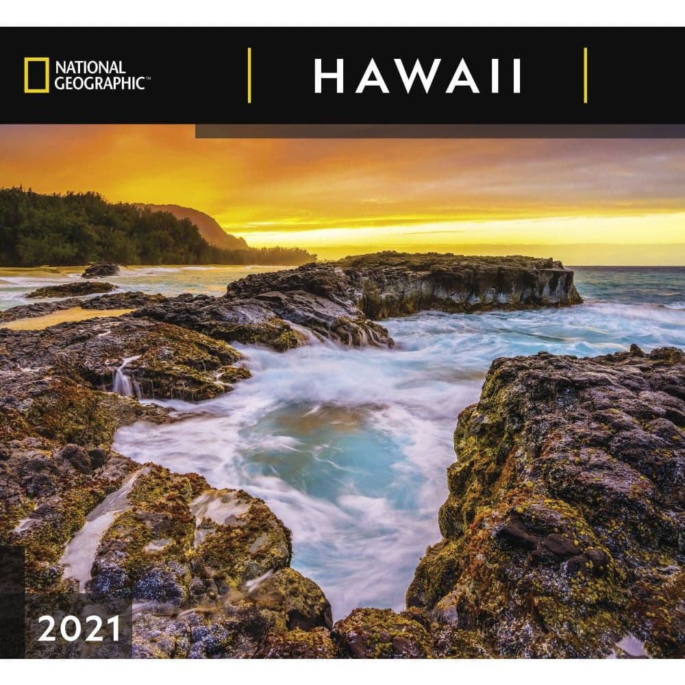 2022 Nat Geo Scenic Hawaii Calendar May 2022 Calendar