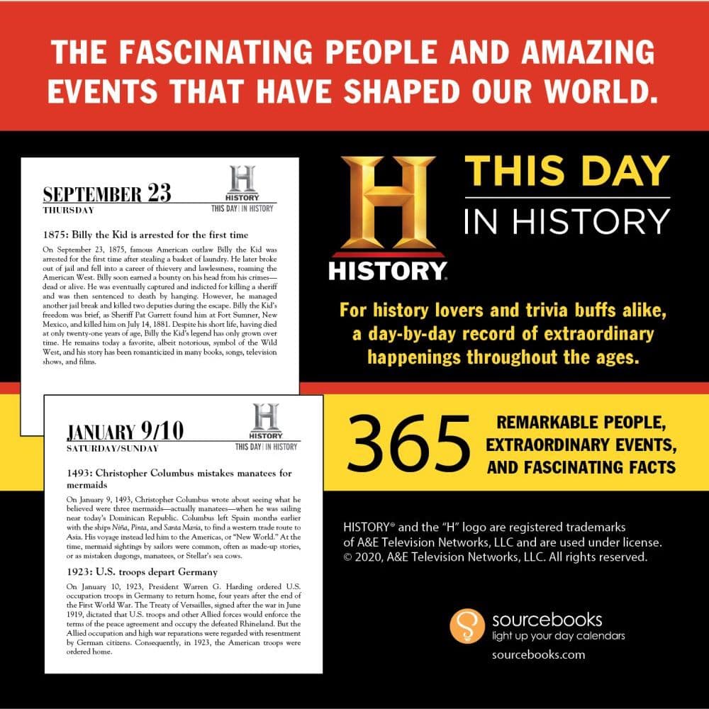 This Day in Sports History Historic Events and Time-Honored Traditions 2019 Daily Desk Boxed Calendar