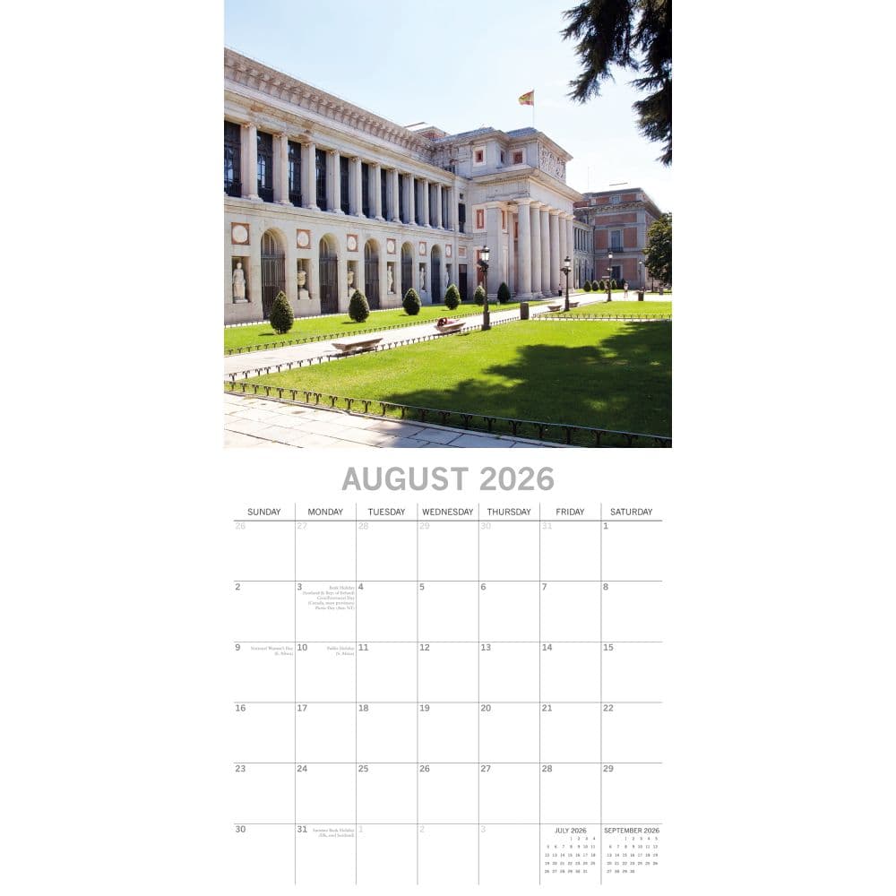 Madrid 2026 Wall Calendar Third Alternate Image