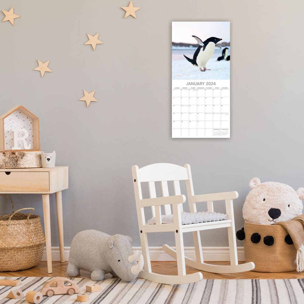 Penguins 2024 Wall Calendar