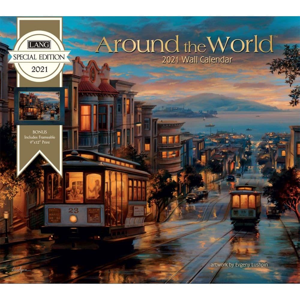 Around the World Special Edition Wall Calendar
