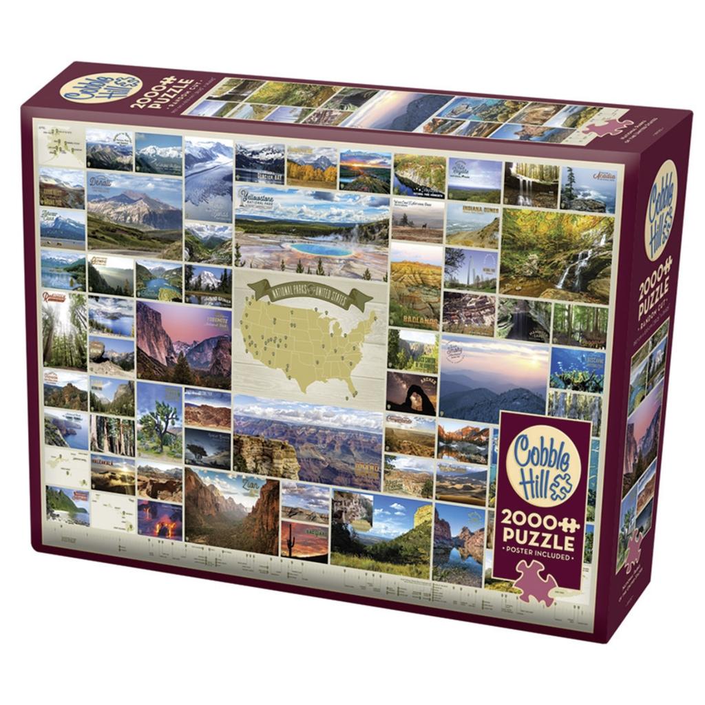 Cobble Hill National Parks of the United States 2000 Piece Puzzle with Poster Included Main Image