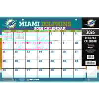 image NFL Miami Dolphins 2026 Desk Pad