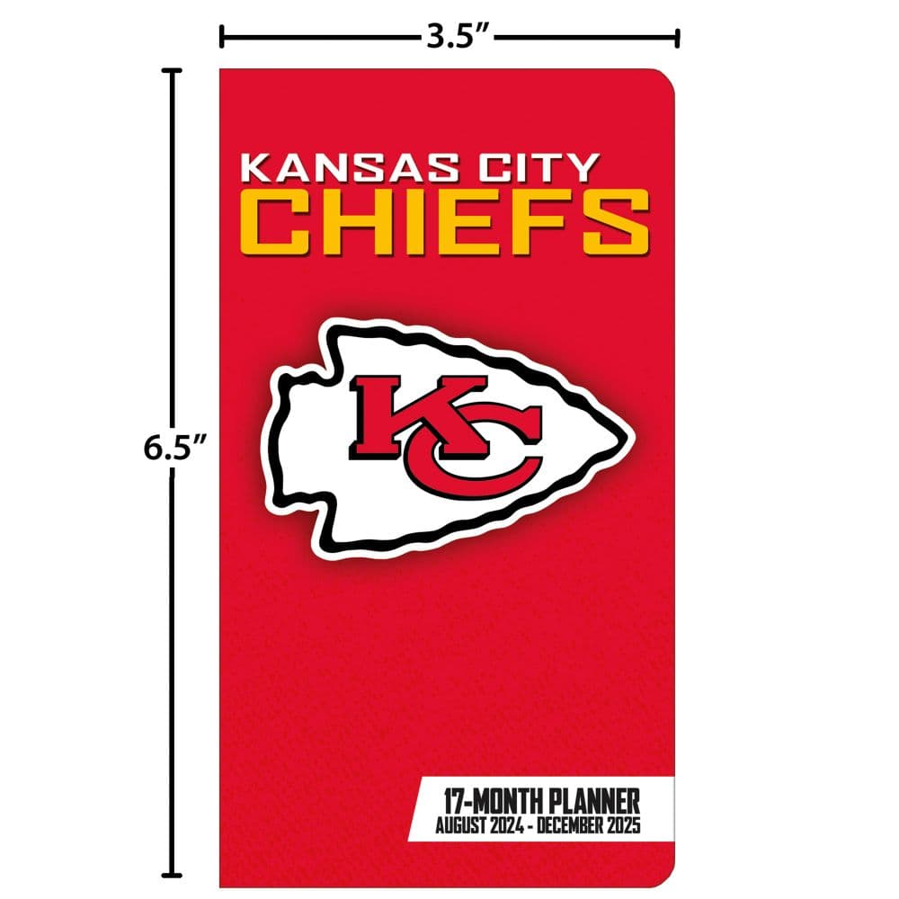 NFL Kansas City Chiefs 17 Month 2025 Pocket Planner Fifth Alternate Image