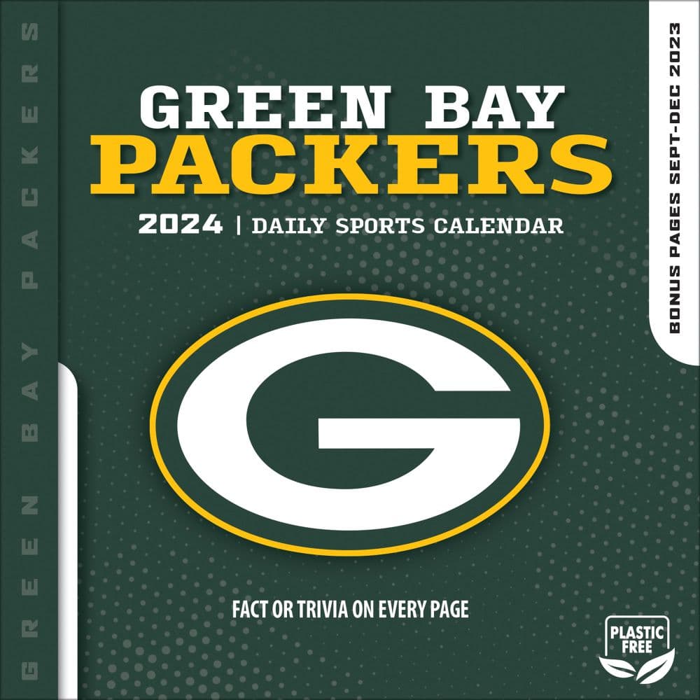 NFL Green Bay Packers 2024 Desk Calendar - Calendars.com