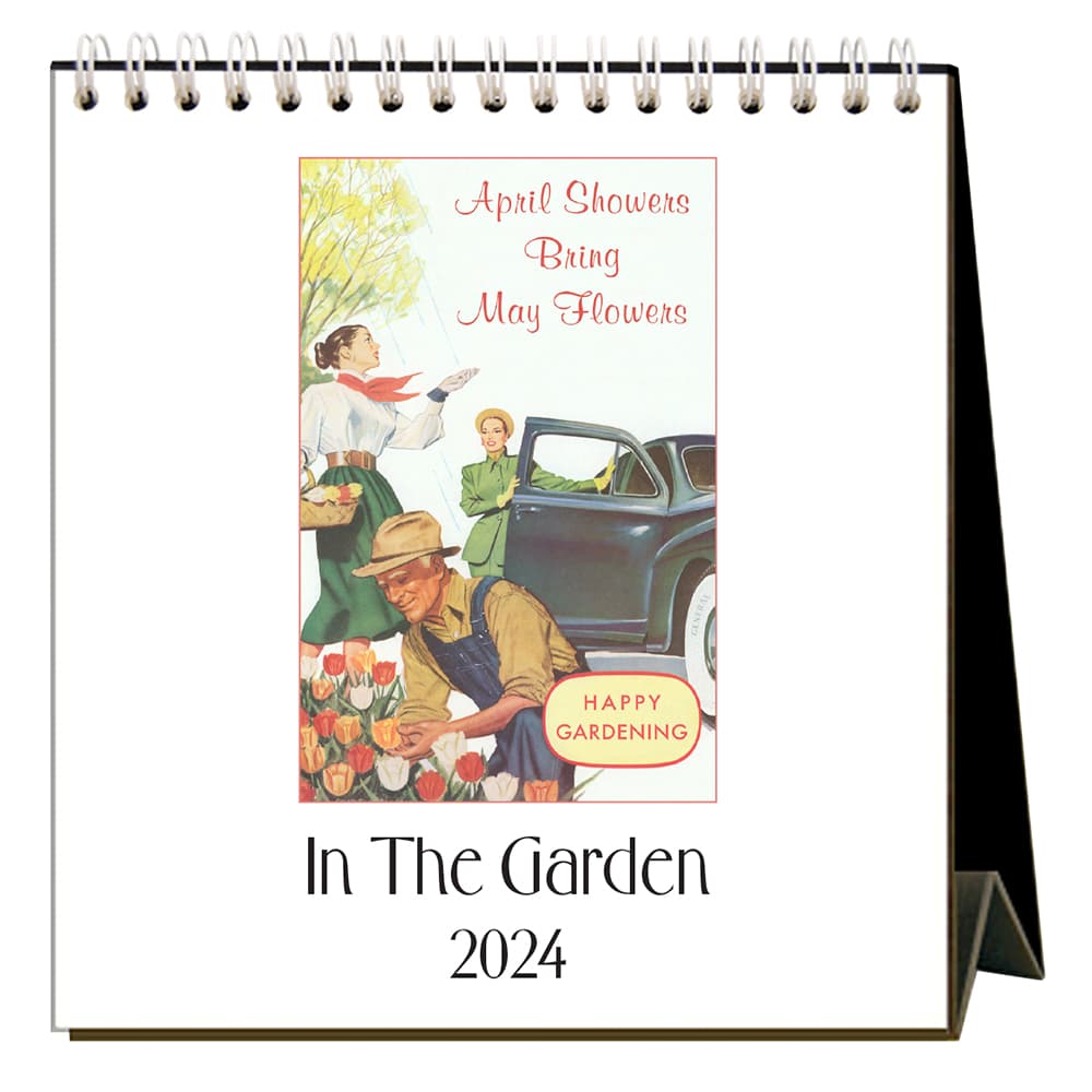 In the Garden 2024 Easel Desk Calendar Main Product Image width=&quot;1000&quot; height=&quot;1000&quot;